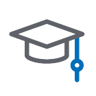 Vector art of graduation cap - Education and Special Education. 