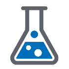Vector art of chemistry beaker - Chemistry and Materials. 