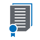 Vector art of Paper and Seal - Legal, Ethics and Fairness. 