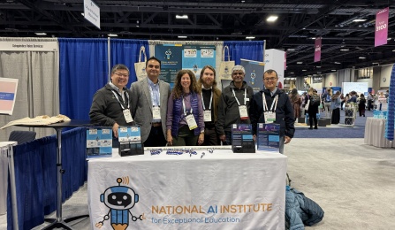 Faculty and Postdocs at the American Speech-Hearing-Language Association Convention. 