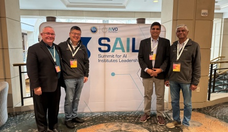 Faculty at the Summit for AI Institutes Leadership. 