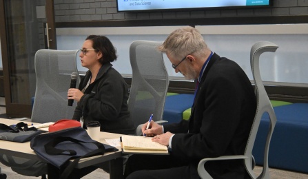 Faculty speaking at the Inaugural International Workshop on Rethinking Children's Automatic Speech Recognition for Education. 