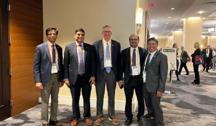 Faculty at the Tenth International Conference on Computer Vision and Image Processing. 