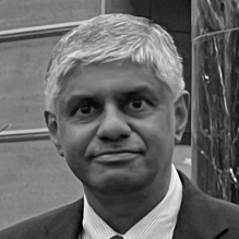 Portrait of Srirangaraj Setlur. 