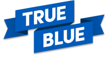 True Blue Banner. 