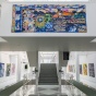 A photo of Pam Glick's installation "Niagara USA" at UB Anderson Gallery. 