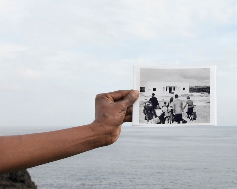 Dawit L. Petros, Untitled (Overlapping and intertwined territories that fall from view II), 2019. Archival color pigment print, 30 x 37 1/2 inches. Courtesy of the artist. 