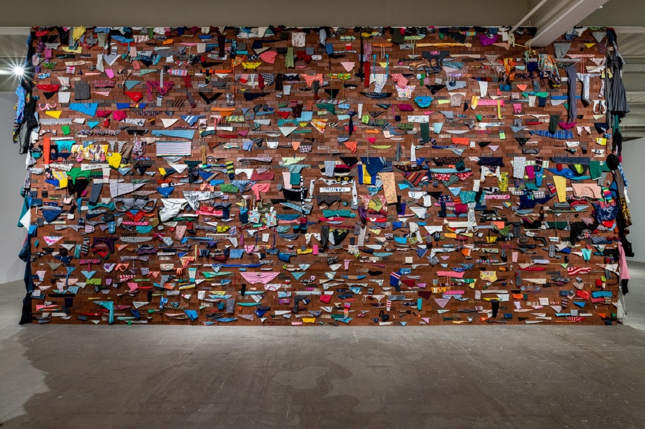 Karyn Olivier, Fortified, 2020, installation view, Karyn Olivier: Everything That’s Alive Moves, 2020, Institute of Contemporary Art, University of Pennsylvania. Photo by Constance Mensh. Courtesy of the artist and Tanya Bonakdar Gallery, New York. 