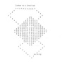bpNichols concrete poetry reads "a letter to a loved one" near the top, and "love bp" near the bottom. In the middle there are three diamond shapes made up of typewriter letters, x's and o's. 