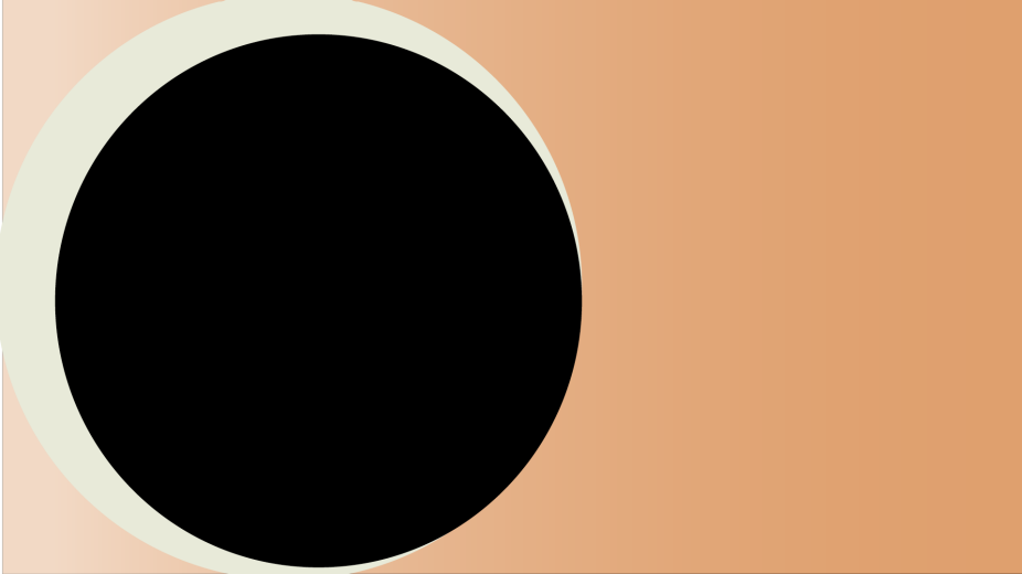 A graphic illustrating an eclipse. 