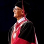 UB President Satish K. Tripathi at commencement. 