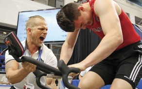 Jordan Marwin supplies motivation to a contender at the NHL Scouting Combine in Buffalo. 