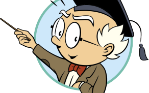 Illustration of a Professor. 