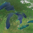Image of North America's Great Lakes courtesy NASA. 
