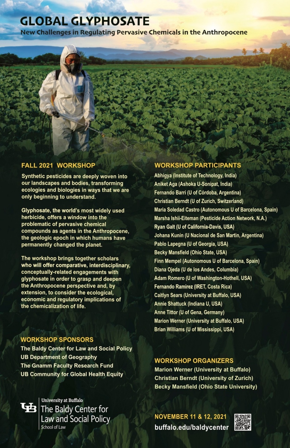 Workshop poster. 