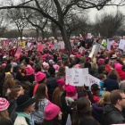 Zoom image: Photograph: The Women's March in Washington, D.C. on January 21, 2017. That day became the single largest day of political protest in U.S. history, with millions taking to city streets across the nation. Photograph courtesy of Gwynn Thomas. 