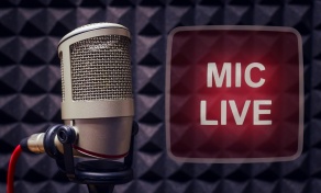 The mic is live. 