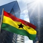 Flag of Ghana. 