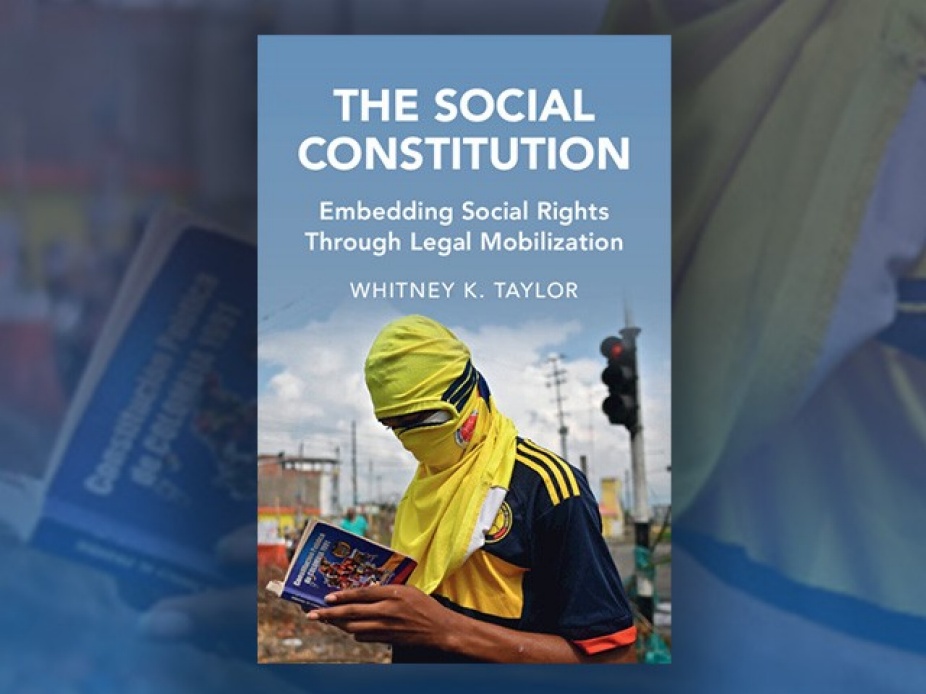 BOOK COVER: The Social Constitution: Embedding Social Rights Through Legal Mobilization. 