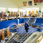 Students study in the Charles B. Sears Law Library in O&rsquo;Brian Hall, December 2021. Photographer: Meredith Forrest Kulwicki. 