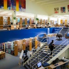Students study in the Charles B. Sears Law Library in O&rsquo;Brian Hall in December 2021. Photographer: Meredith Forrest Kulwicki. 