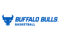 Zoom image: Buffalo Bulls Basketball Wordmark with spirit mark left-justified