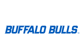 One-line Buffalo Bulls Wordmark. 
