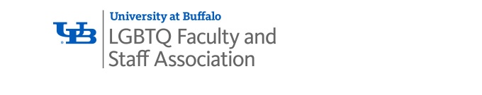 LGBTQ Faculty and Staff Association brand extension lockup. 