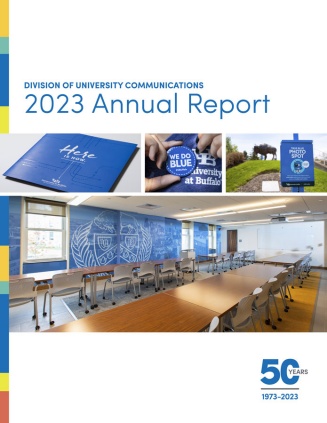 Zoom image: Annual report cover 