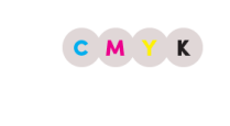 CMYK color profile icon. 