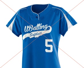 Zoom image: WRONG: The university’s informal academic name is used to create the word “UBatting,” which is not allowed. 