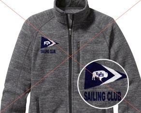 Zoom image: WRONG: The interlocking UB is used inside the club's graphic to form a new mark. 