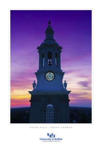 Zoom image: Option V1: Hayes Hall Sunset 