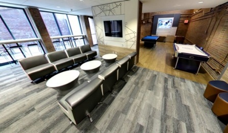 Governors Complex Lower Level Academic Study & Lounge Area. 