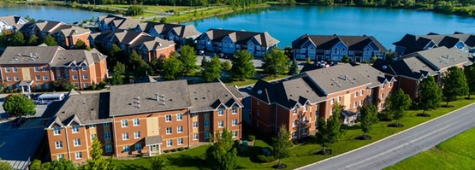 The South Lake Village residences on North Campus. 