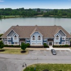 Beautiful area shot of South Lake Village Apartments. 