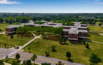 Governors Complex view from the main lawn. 