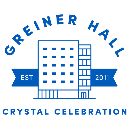UB-CL-Greiner Anniversary Celebration Logo-RGB-UB Blue. 