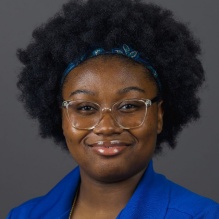 Headshot of Kyra Jeanty. 
