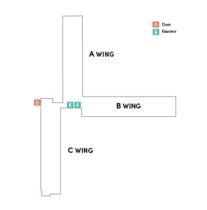 Zoom image: Greiner Hall Map