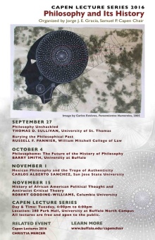 Capen Lecture Series. 