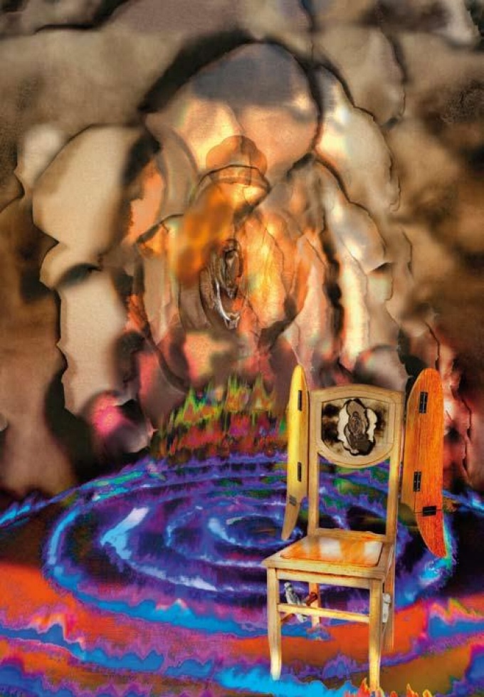 Mirta Kupferminc, Con el fuego (With the Fire) 2/5, 2008, 39.5” x 27.5”, digital print. 