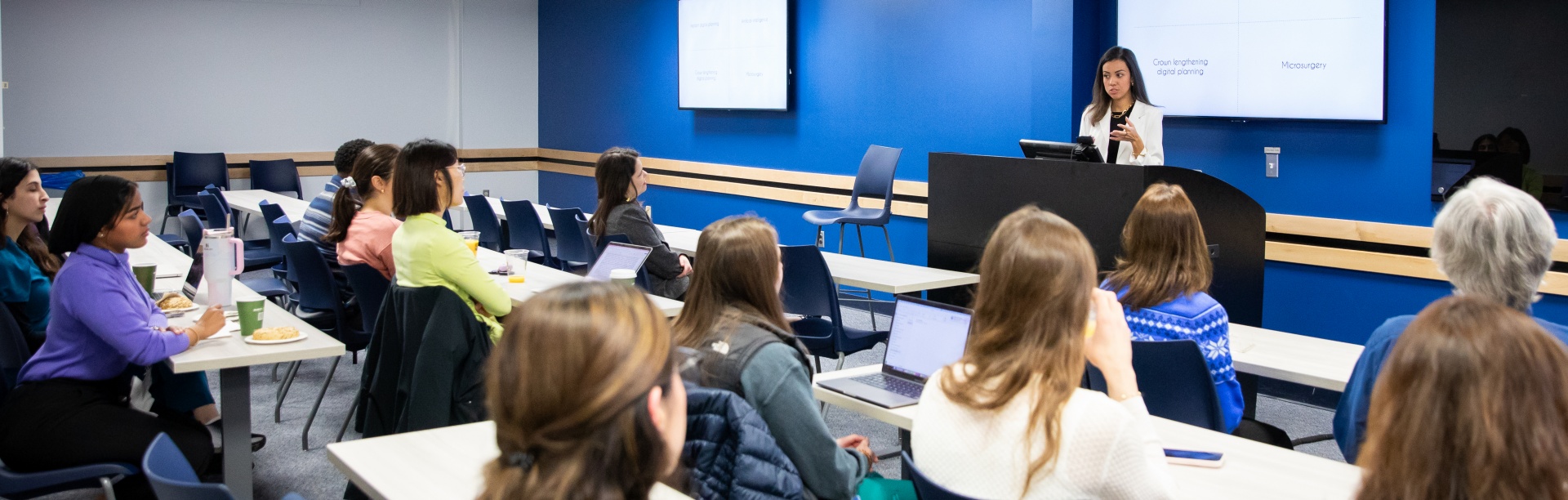 Nathalia Paiva de Andrade, with the department of periodontics and endodontics in the School of Dental Medicine, speaks about how artificial intelligence is transforming periodontal and dental care.