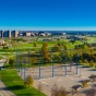 Zoom image: Aerial view of the SOAR facility on North Campus