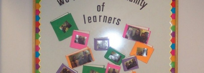 Zoom image: Our motto is a &ldquo;community of learners.&rdquo; 
