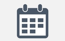 Agenda Calendar Icon. 