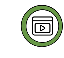 video play button icon. 