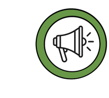bullhorn icon. 