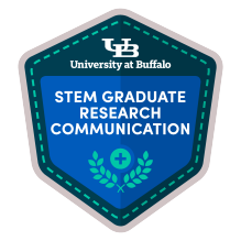 STEM Graduate Research Communication Digital Badge. 