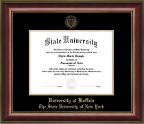 Classic UB diploma frame.